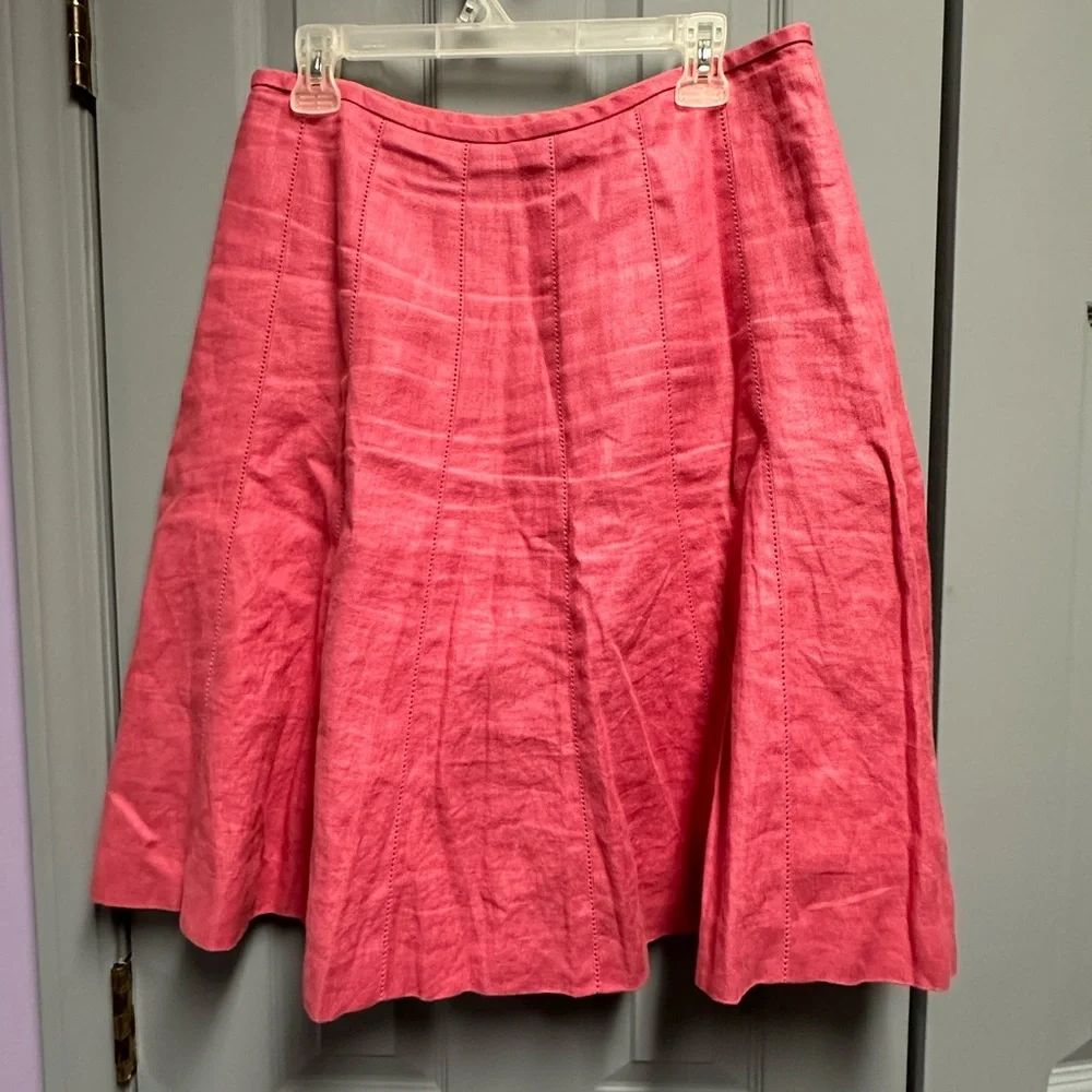 Talbots Pink A-Line Skirt - Picture 3 of 3